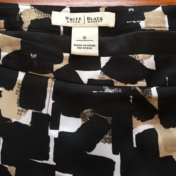 White House Black Market Skirt size 8 pleated - Picture 4 of 4