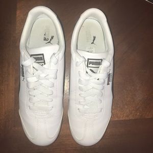 Puma white and black
