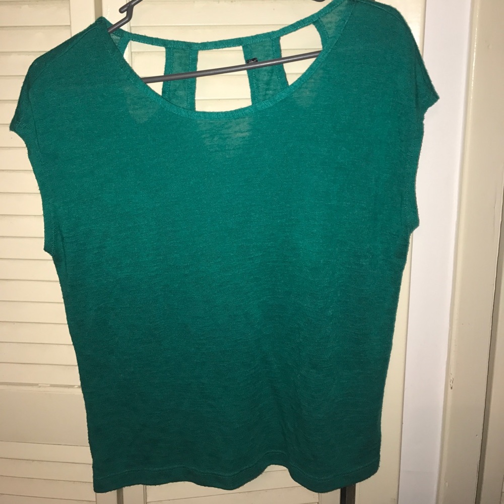 Dark Green Top