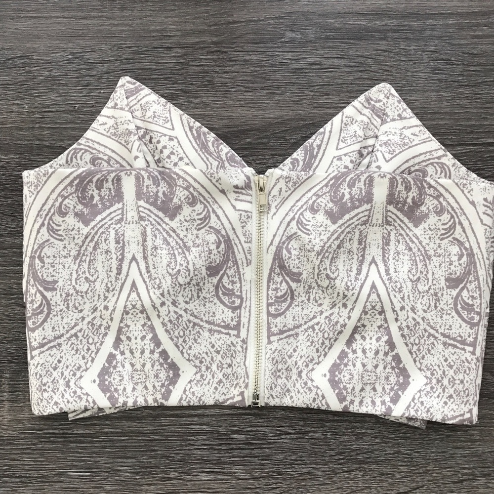 Tribal Print Bralette Top - Picture 3 of 7