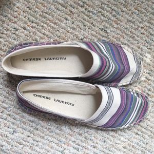 Striped espadrilles