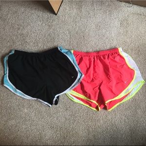 2 pairs Sz L Nike shorts