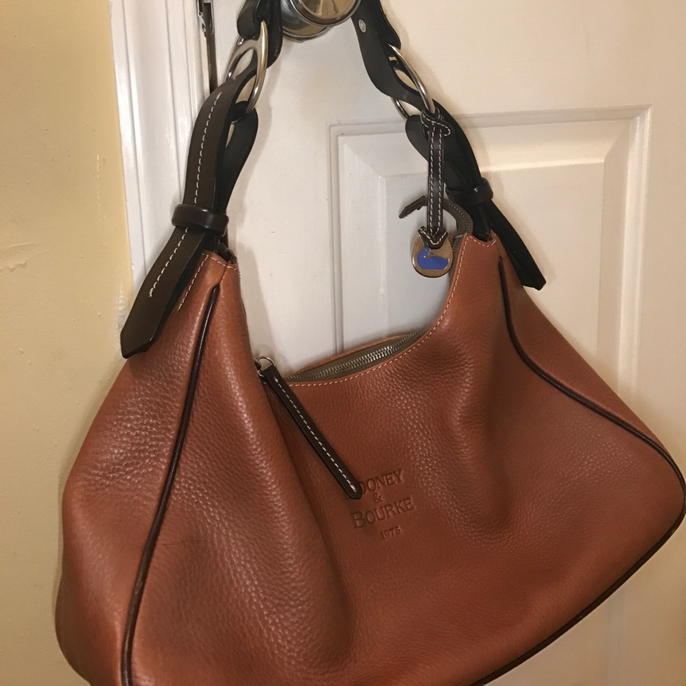 Dooney & Bourke Brown Leather Hobo Bag