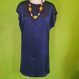 Theory Blue Sheath Dress Sz..8