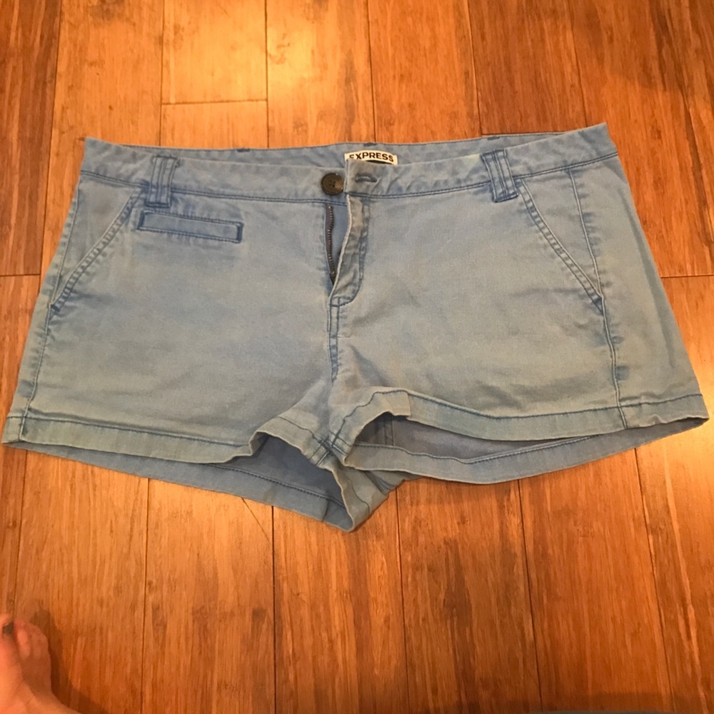 Baby blue Express shorts size 12