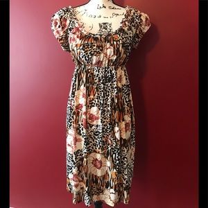 Stretchy Cap Sleeve Dress