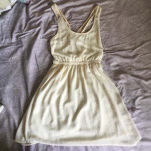 Dainty cream lace dress by lush