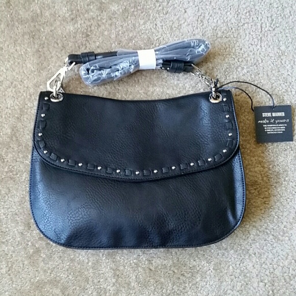 Steve Madden Handbags - STEVE MADDEN Studded Saddle Bag