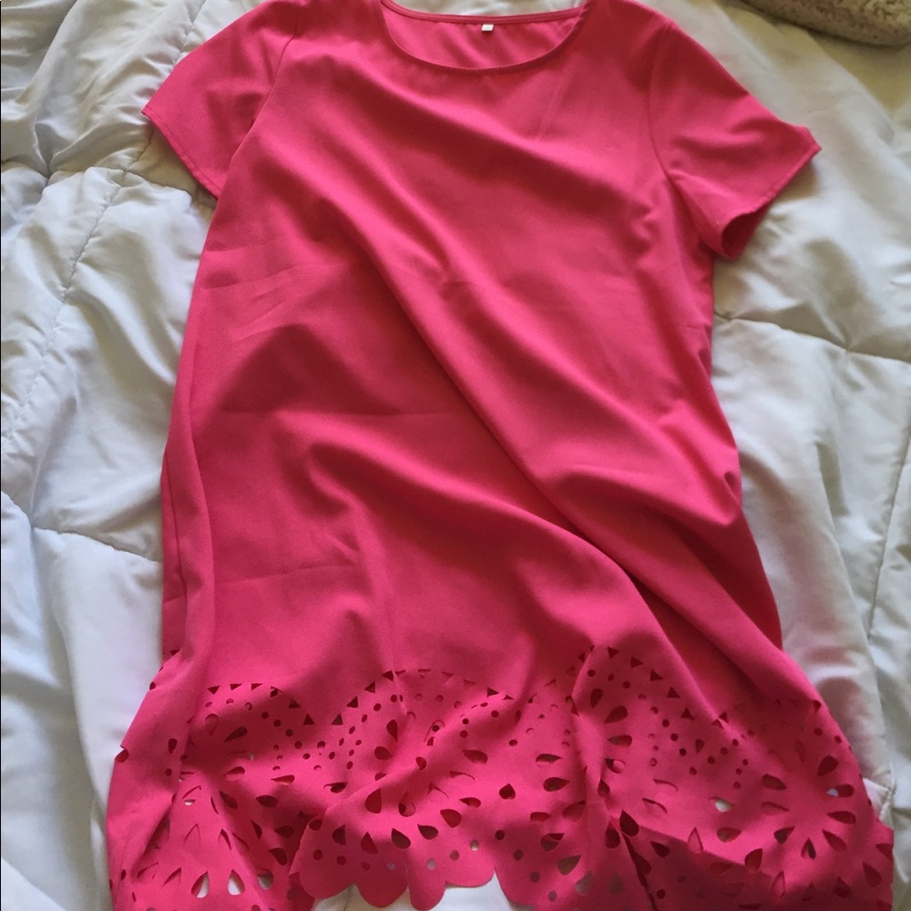 Pink boutique dress