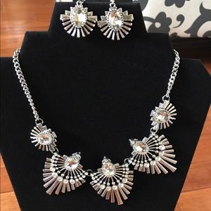 Beautiful statement necklace and earrings
