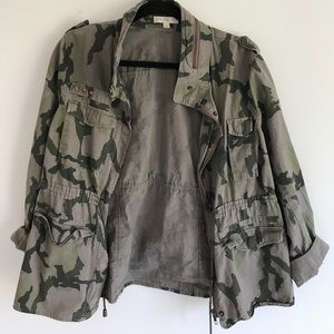 Camo utility jacket