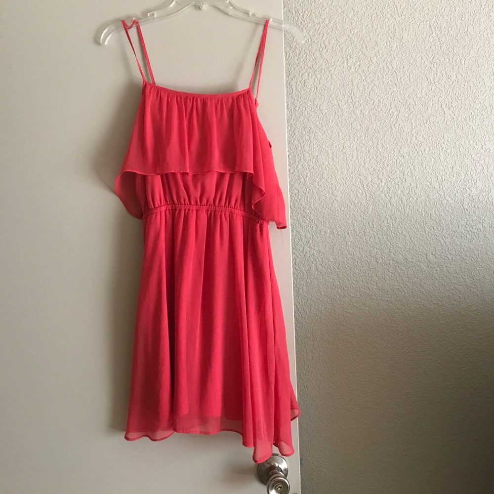Coral forever 21 dress worn once