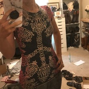 Vintage inspired form fitted shirt