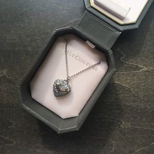 JUICY COUTURE  Silver Heart Necklace