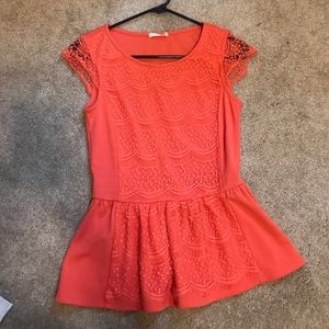 Super cute peplum tank!