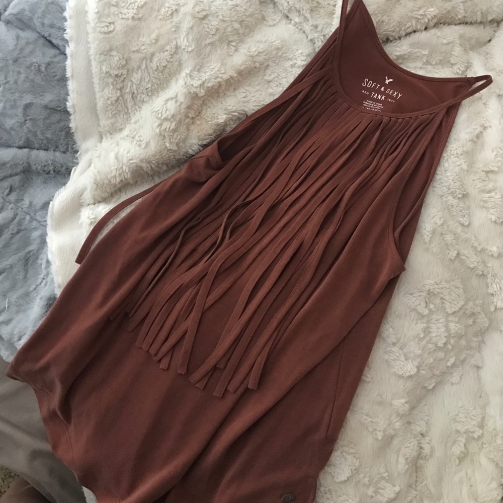 American Eagle fringe tank top