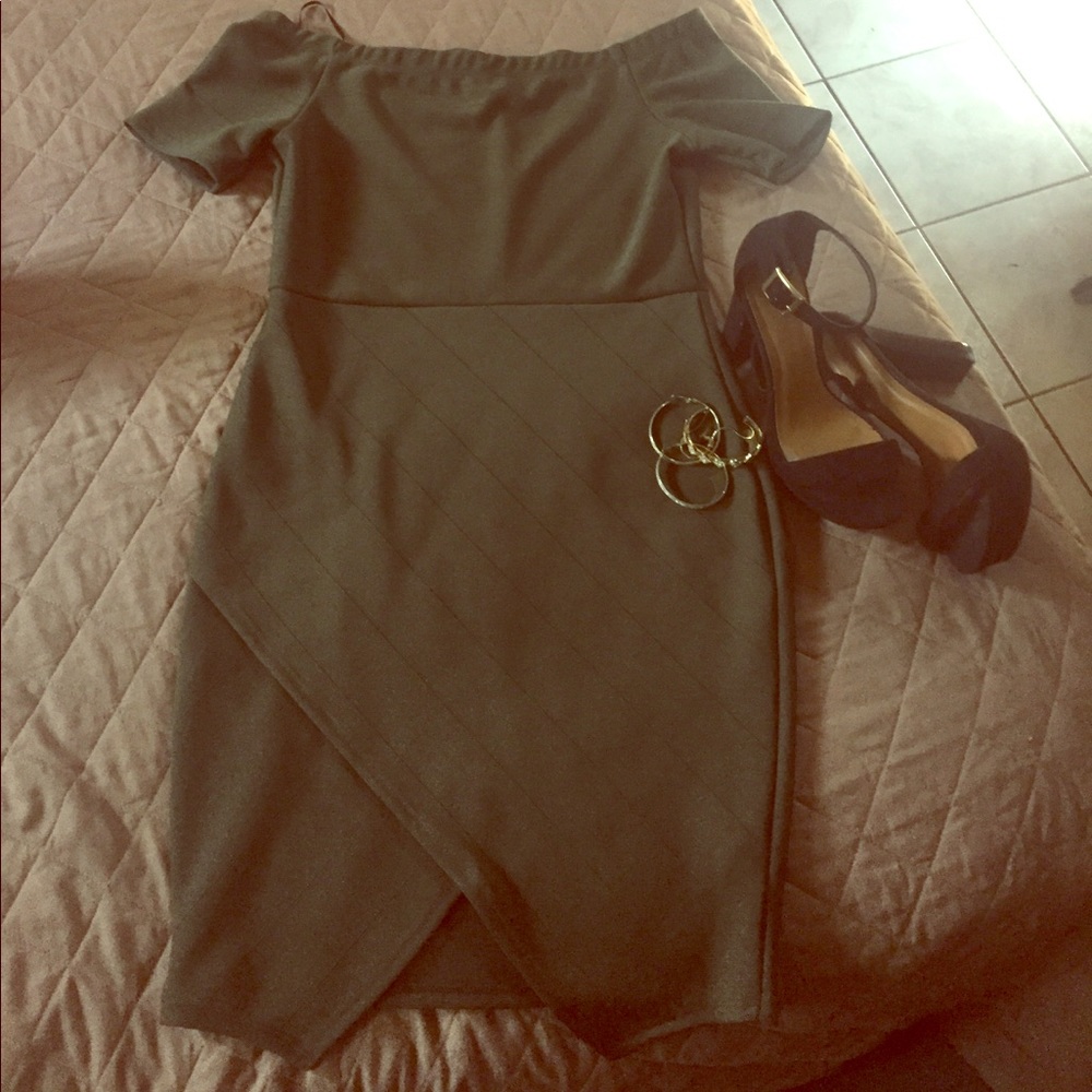 Hunter green dress