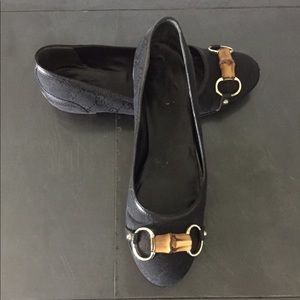 Gucci bamboo flats