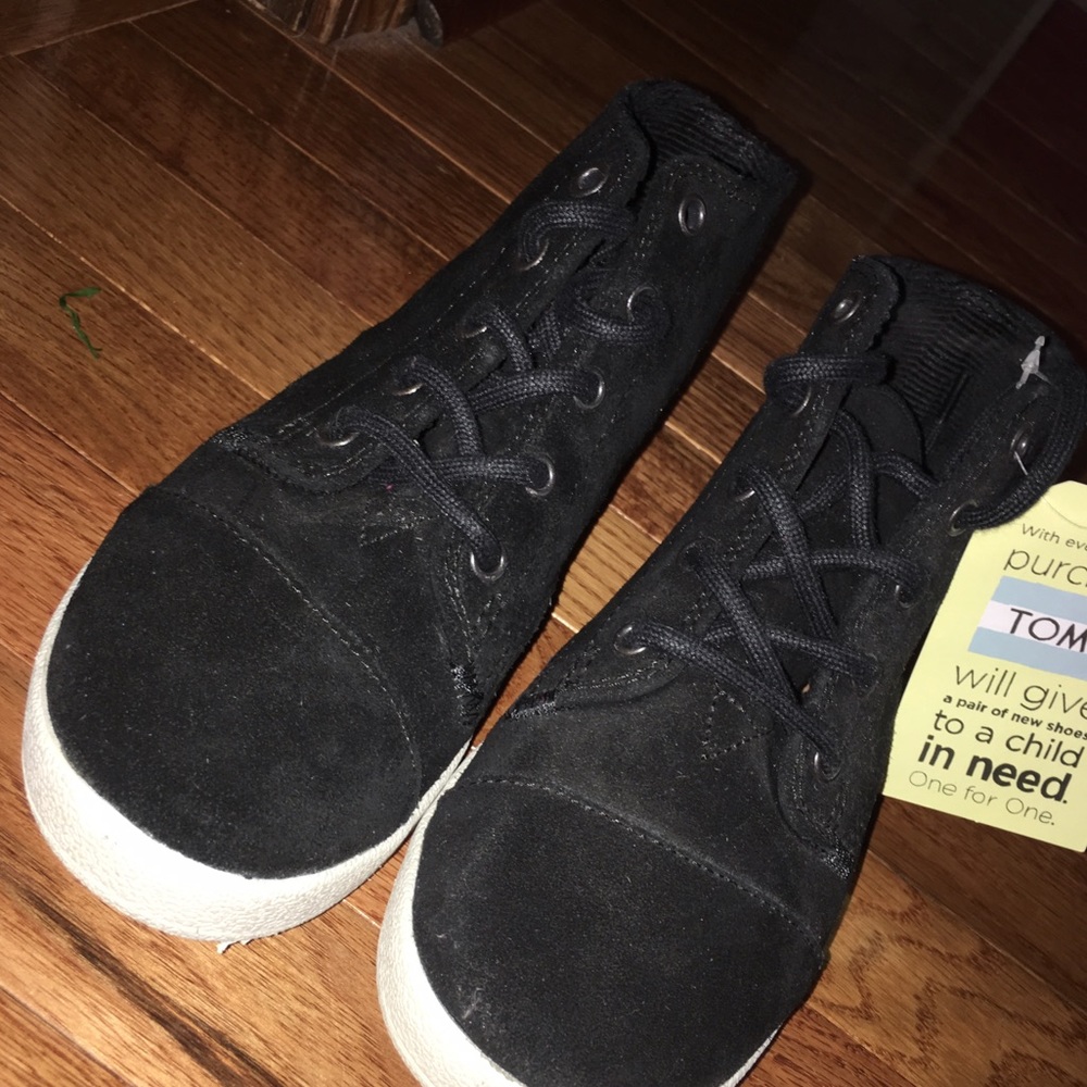 Brand New Black Suede Sneakers!!
