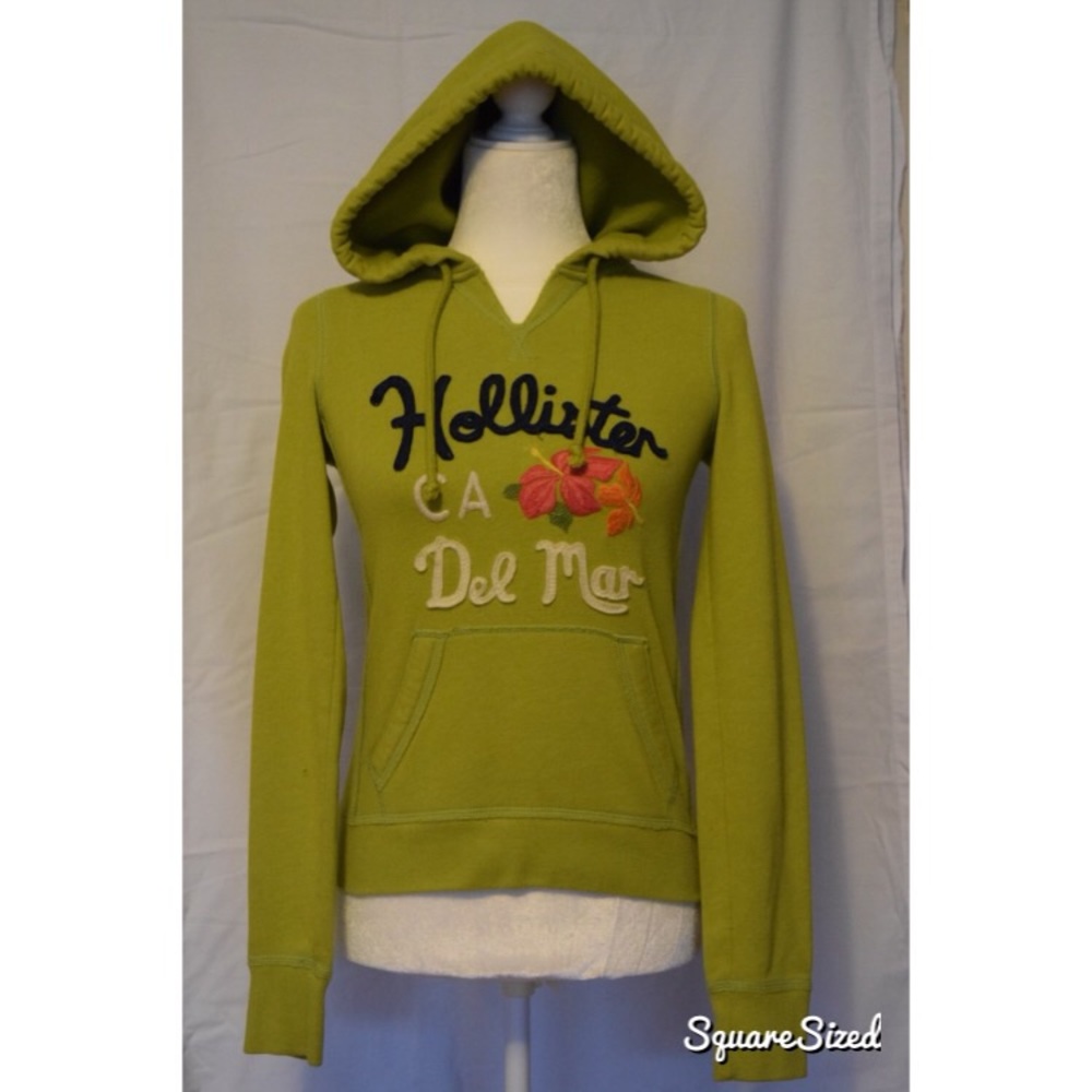 Hollister Green Hoodie