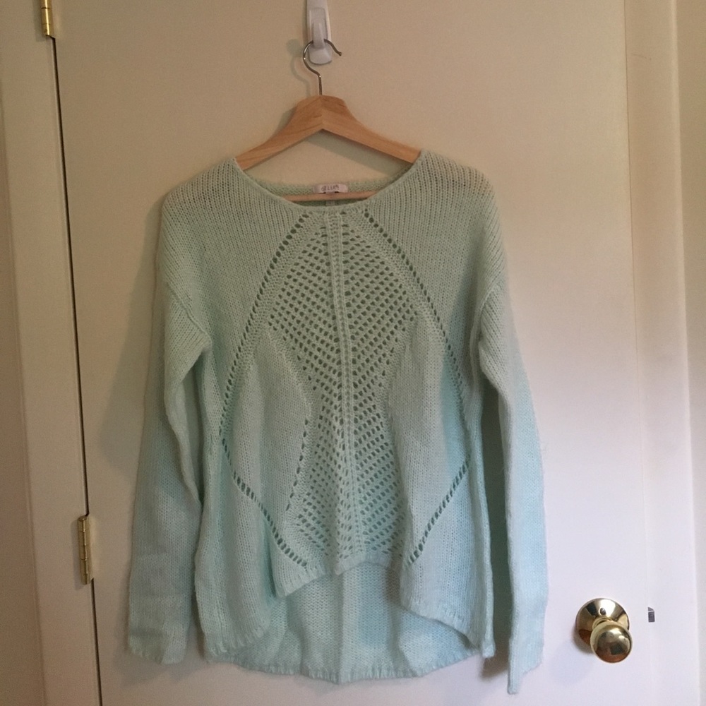 dELiA*s Blue Green Mint Sweater