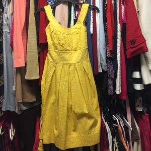Maurice's Bright yellow dress