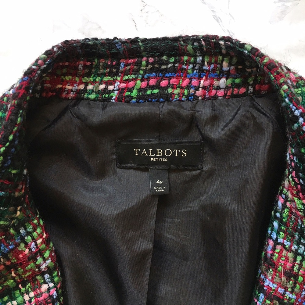 🖤Talbots Jackie Fit Tween Colorful Jacket🖤 - Picture 5 of 7