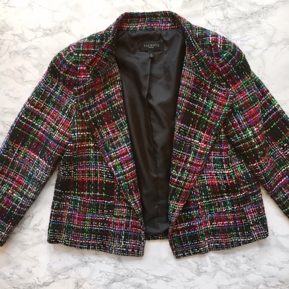 đź–¤Talbots Jackie Fit Tween Colorful Jacketđź–¤ - Picture 4 of 7