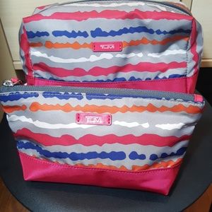 Tumi Large and Small Cosmetic Bag