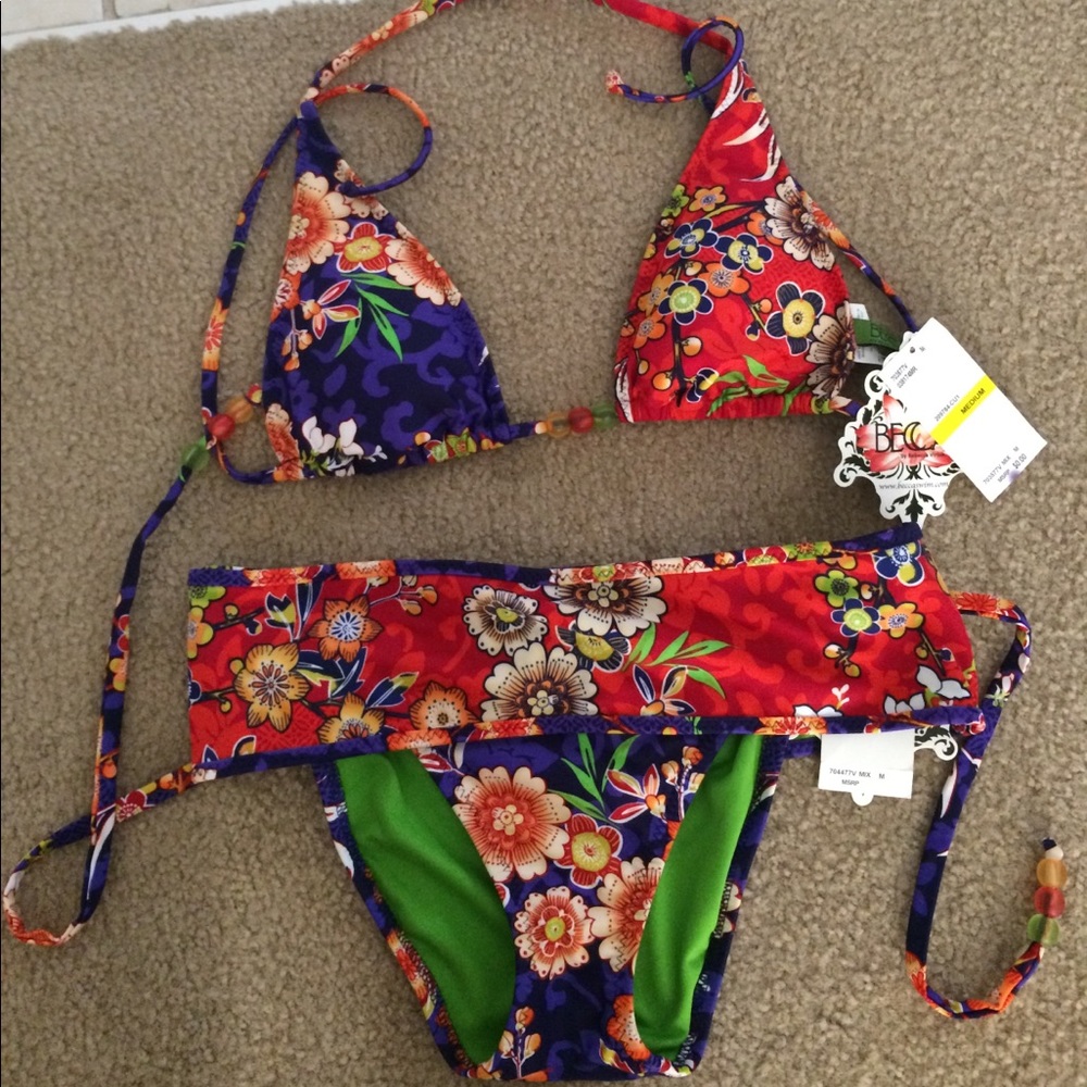 Flower bikini