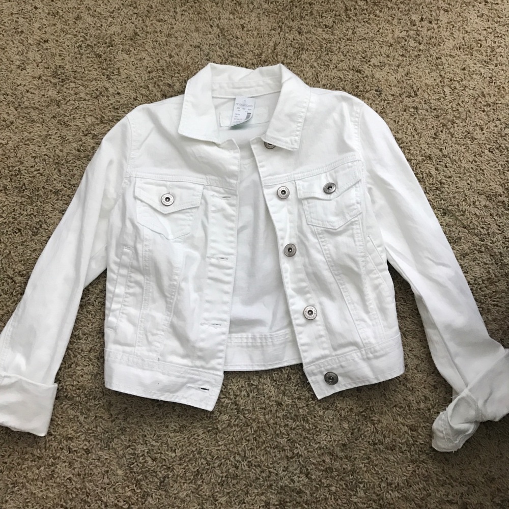White denim jacket from Maurice's (New with tags)
