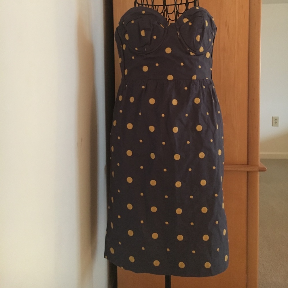 Anthropologie strapless dress