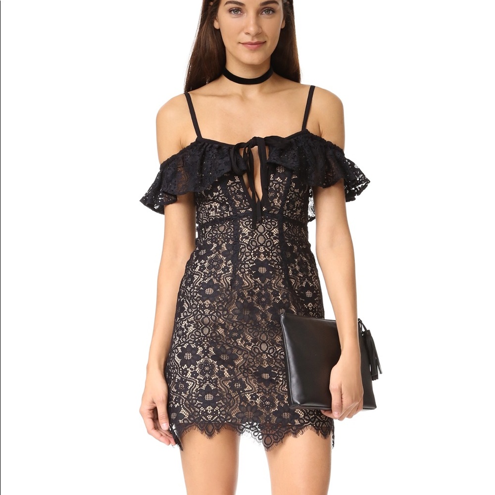 For Love & Lemons Rosemary Mini Dress