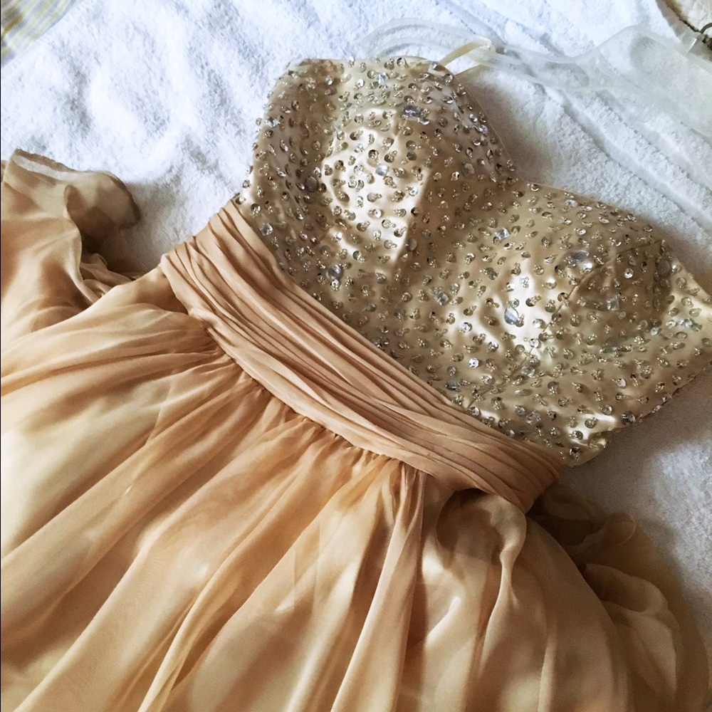 Gold Prom Dress