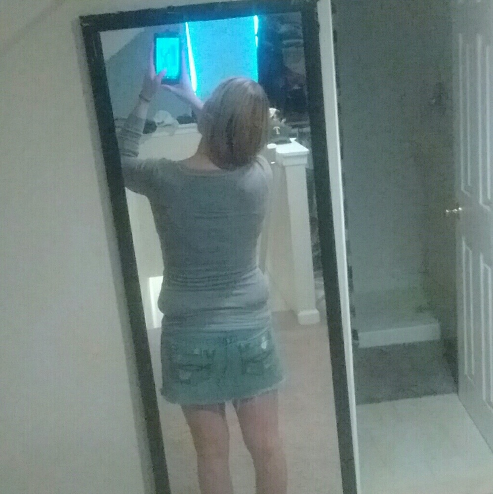 Abercrombie and Fitch jean skirt NWOT - Picture 3 of 5