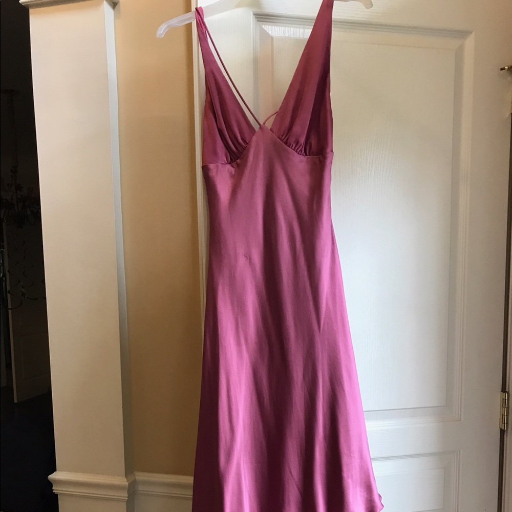 Neiman Marcus Gorgeous Pink Silk Gown