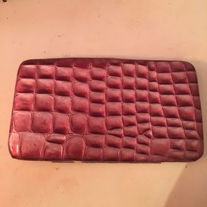 A purple wallet