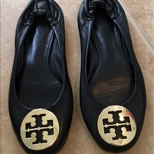 Tory Burch Revas black leather size 7