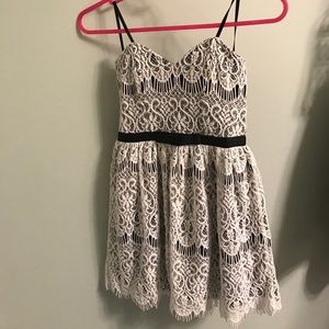 Finn and Clover lacy white dress