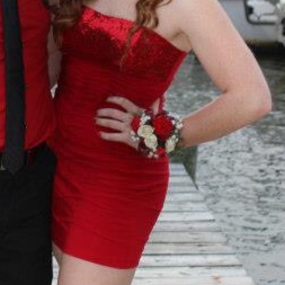 Red dress