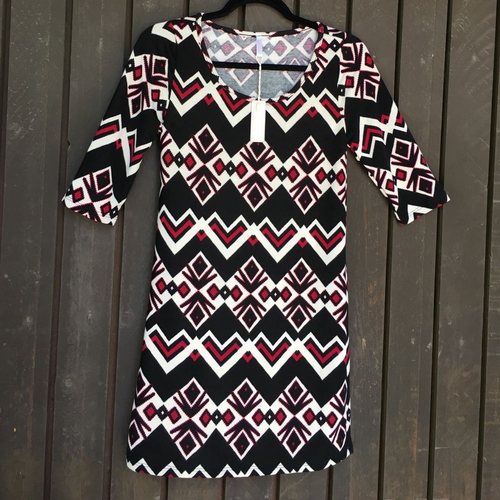 A printed dress