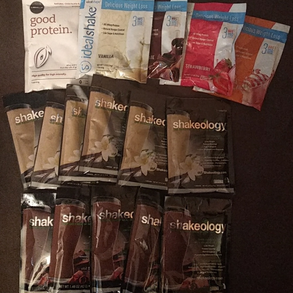 Shakeology, les mills Good protein, ideak shake