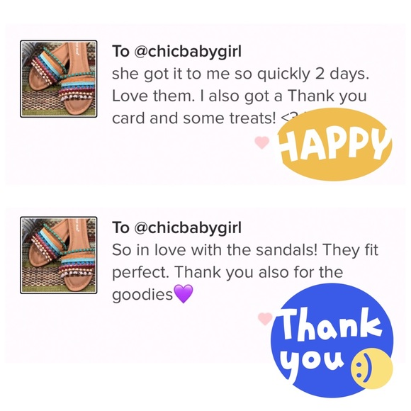 LAST PAIR BOHO CHIC slide thong sandals - Picture 7 of 7