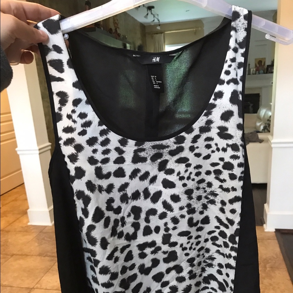 H&m leopard print shirt