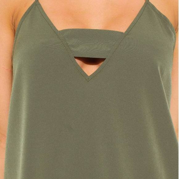 Olive Cut Out Mini Dress! Final Price❗️ - Picture 3 of 4
