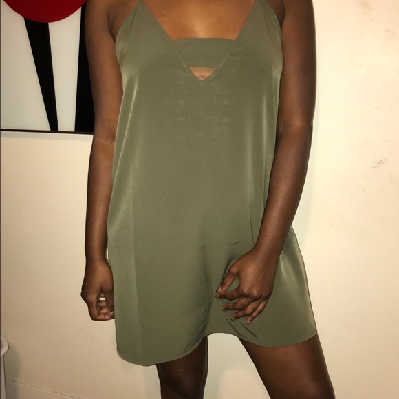 Olive Cut Out Mini Dress! Final Price❗️ - Picture 4 of 4