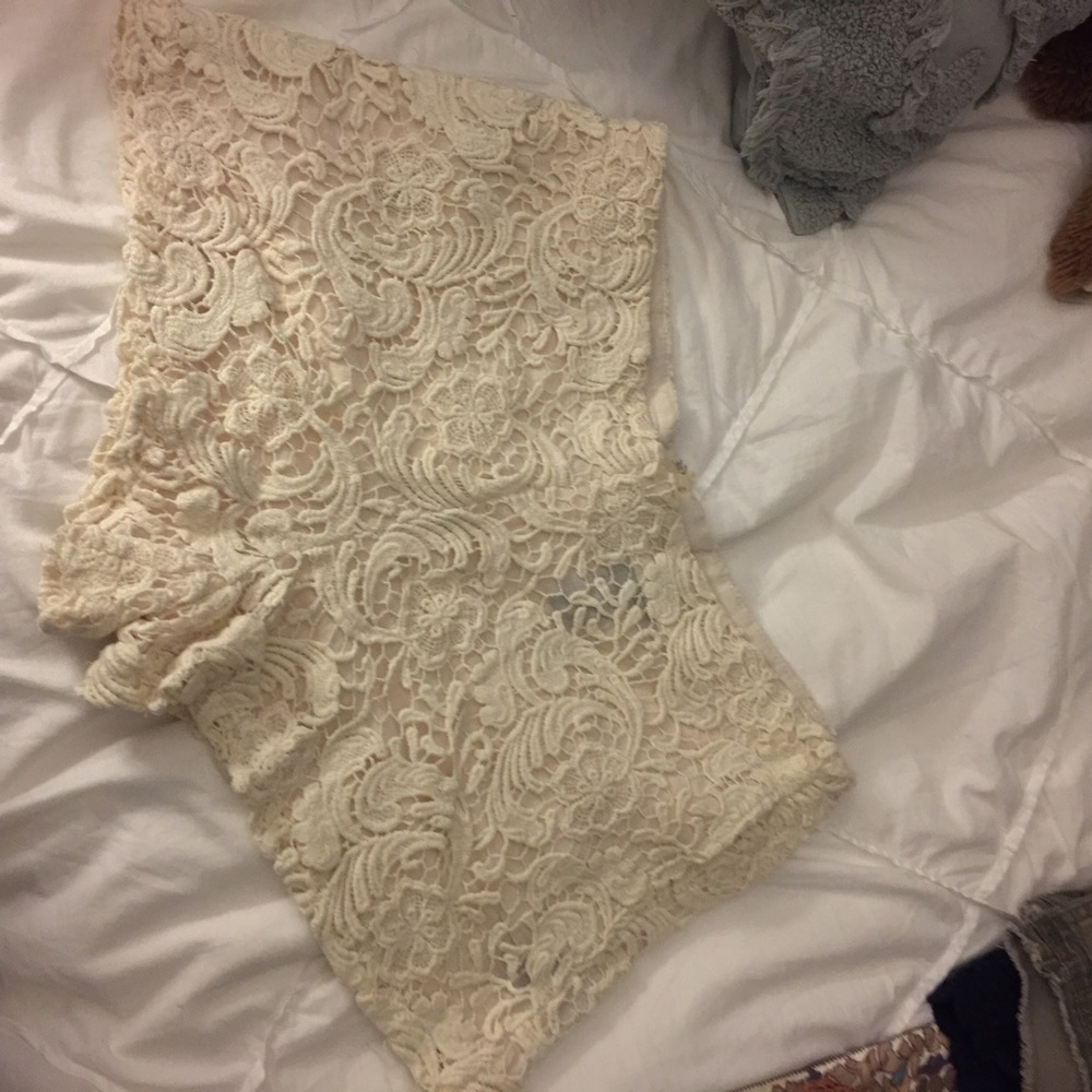 Lace shorts