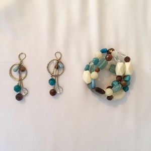 NWOT Earrings & Bracelet