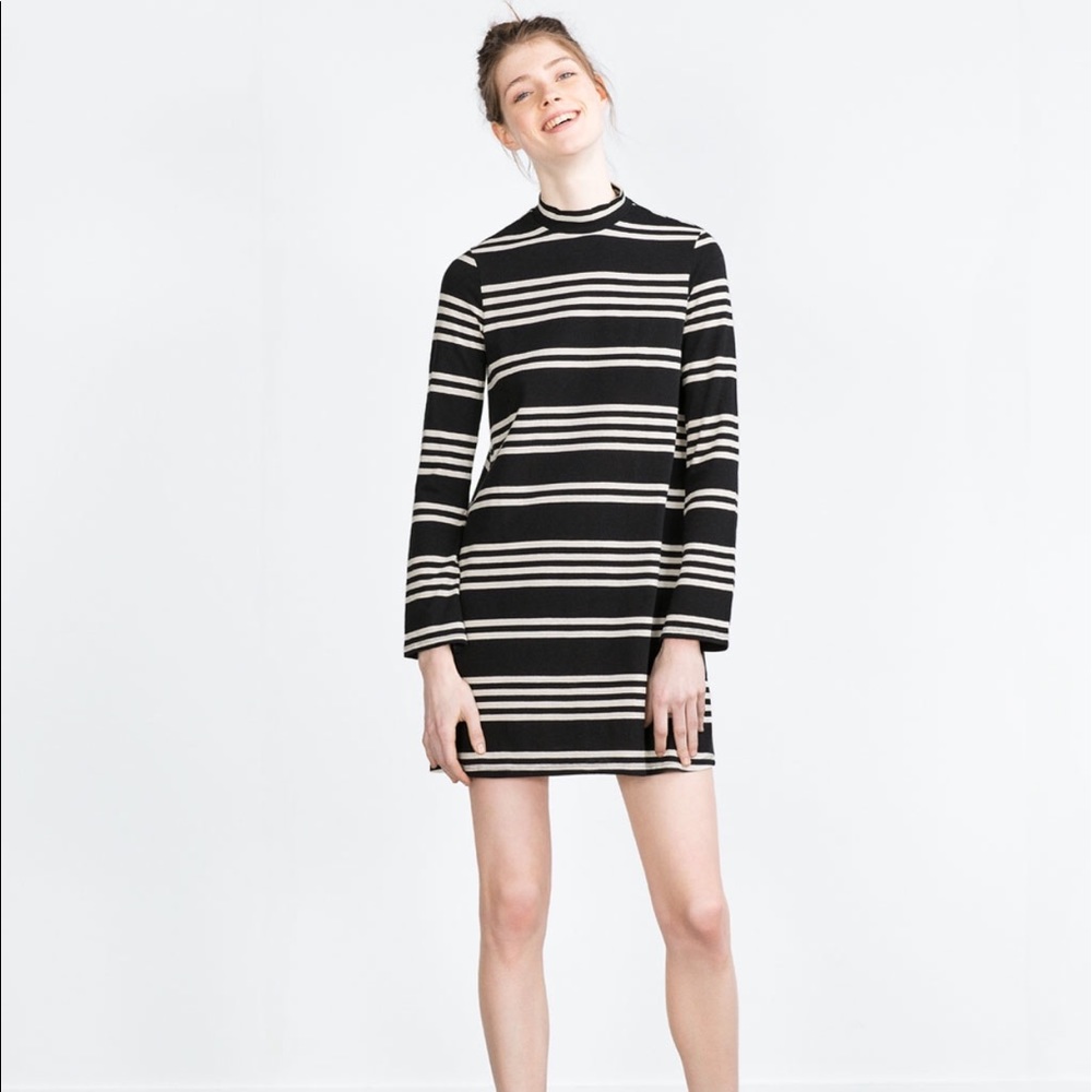 Zara flounce dress