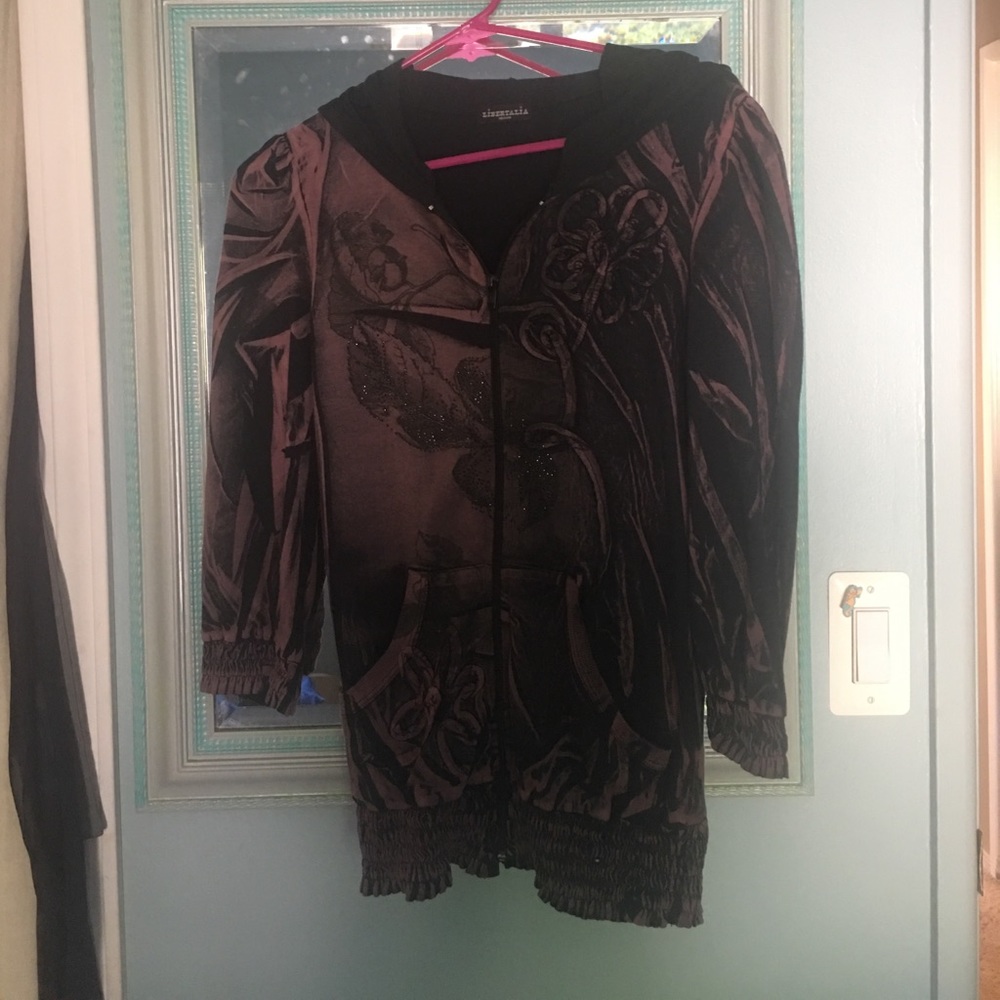 3/4 sleeve lightweight jacket